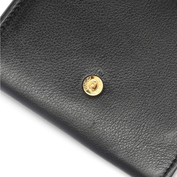 Roxy Calfskin Medium Blondie Chain Wallet Black - Picture 7 of 11